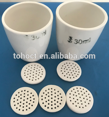 Lab porcelain crucible