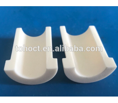 Precision mechanical 99% alumina ceramic Semi harf round piston